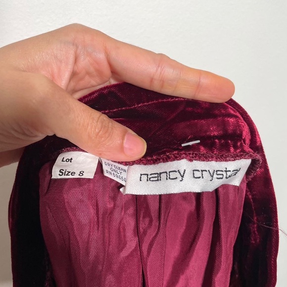 Vintage Velvet Vintage Skirt NANCY CRYSTAL - Picture 5 of 6